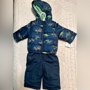 Carters 12 month coat and snow pants set.